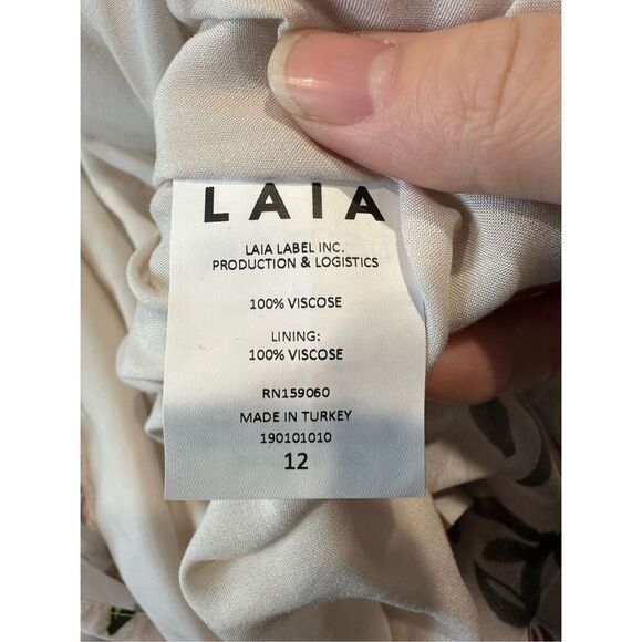 NWT Anthropologie Laia Botanical Wrap Top Dress Size 12 - Picture 11 of 11